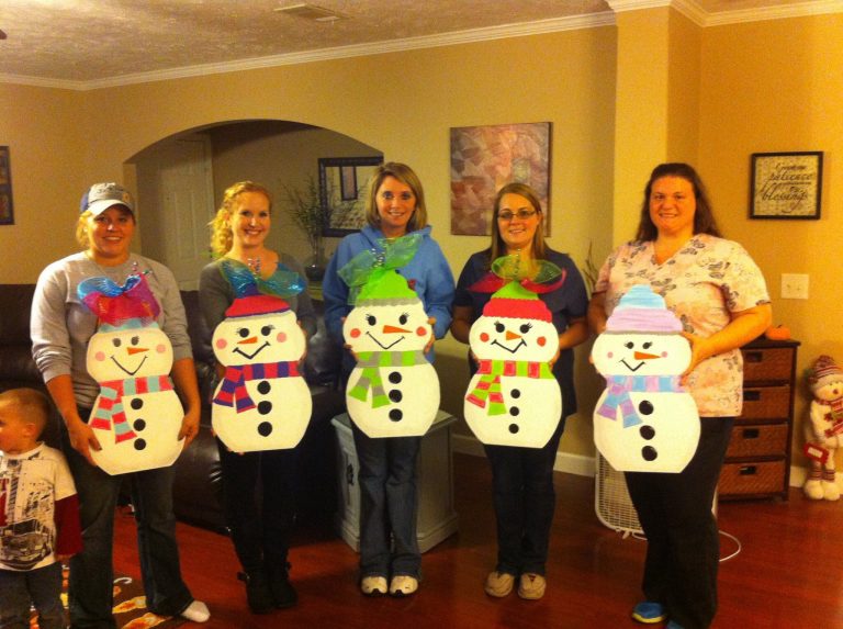 Snowman Paint Party