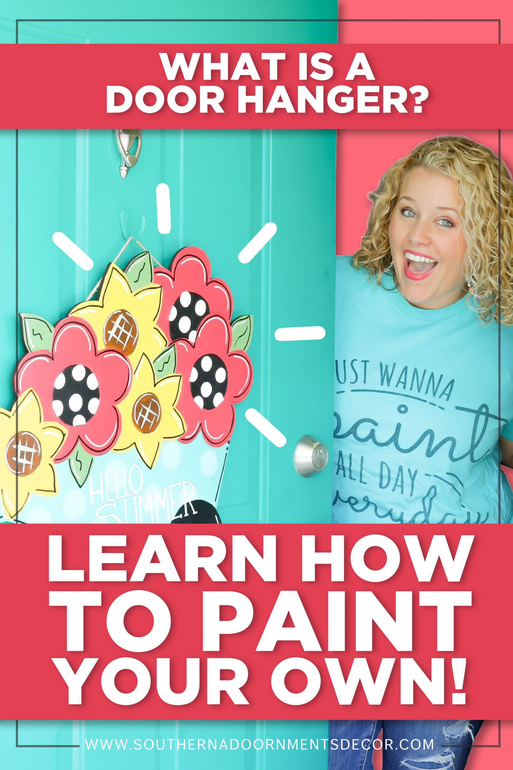 What is a Door Hanger?? Learn How to Paint One With Our DIY Tips