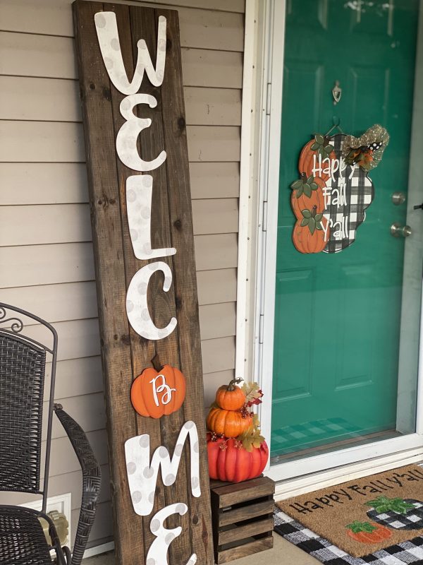 How to Make a Welcome Porch Sign - Southern Adoornments Decor