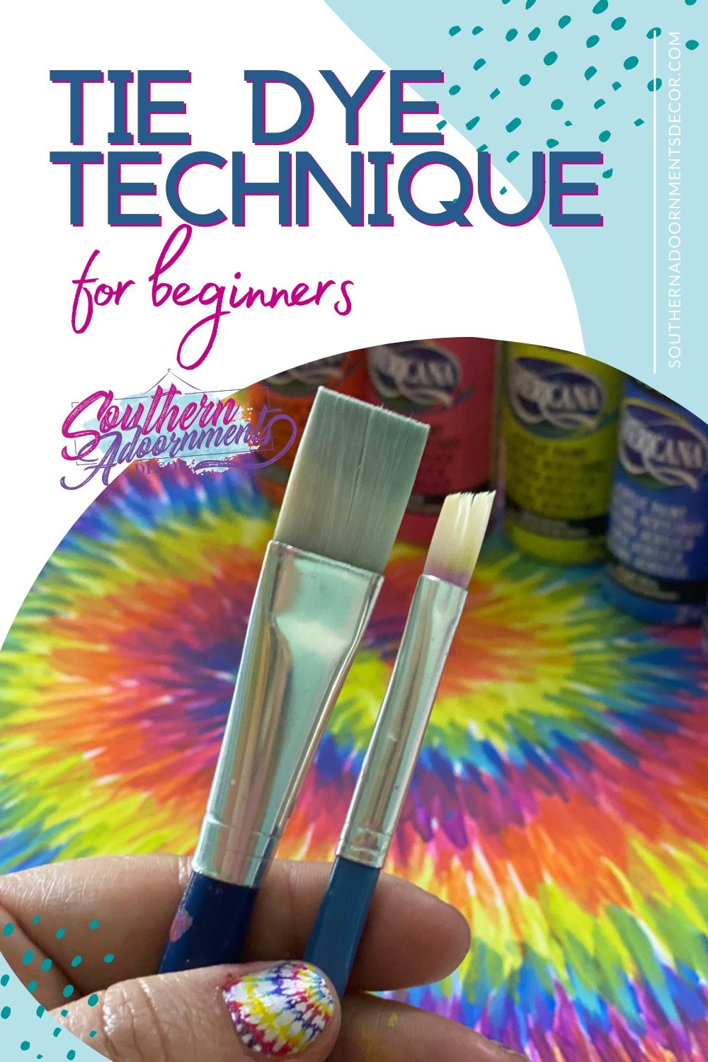 How to Paint Tie Dye