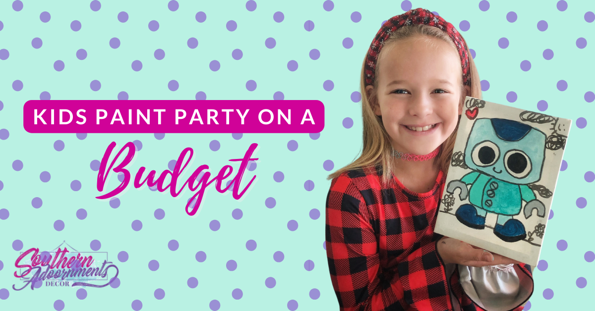 Kids Paint Party on a Budget