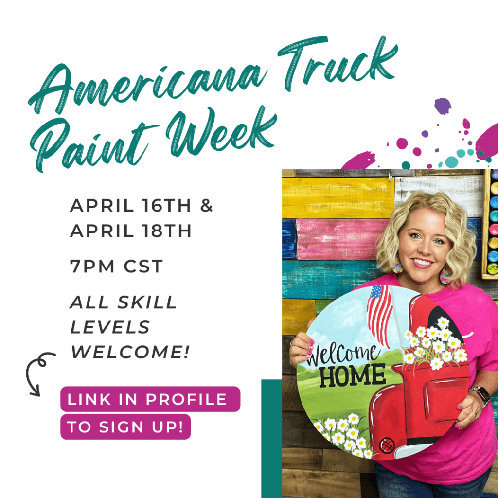 Americana Truck Paint Week ad for Paril 16th and 17th 2024