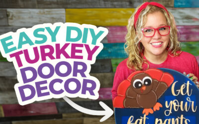 Let’s Paint a Thanksgiving Door Hanger Together!