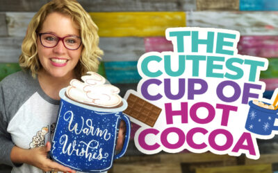 Cozy Up With This Warm Wishes Hot Cocoa Mug Door Hanger LIVE Tutorial!