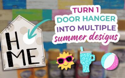 Easy Summer Door Hanger Attachments Beginners Can Paint Fast!