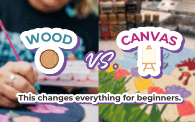 Painting on Wood vs. Canvas: Why Wood May Be Easier for Beginners
