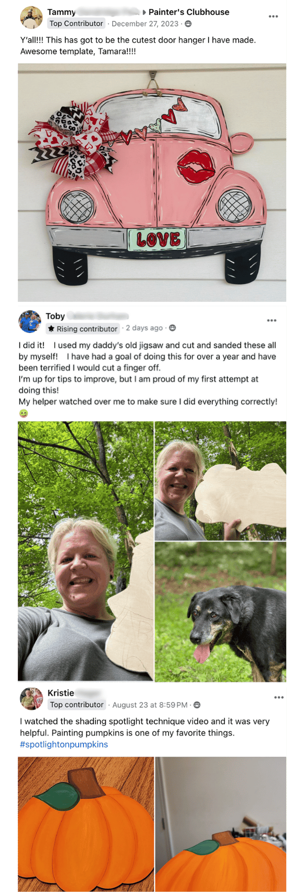 PC member testimonials