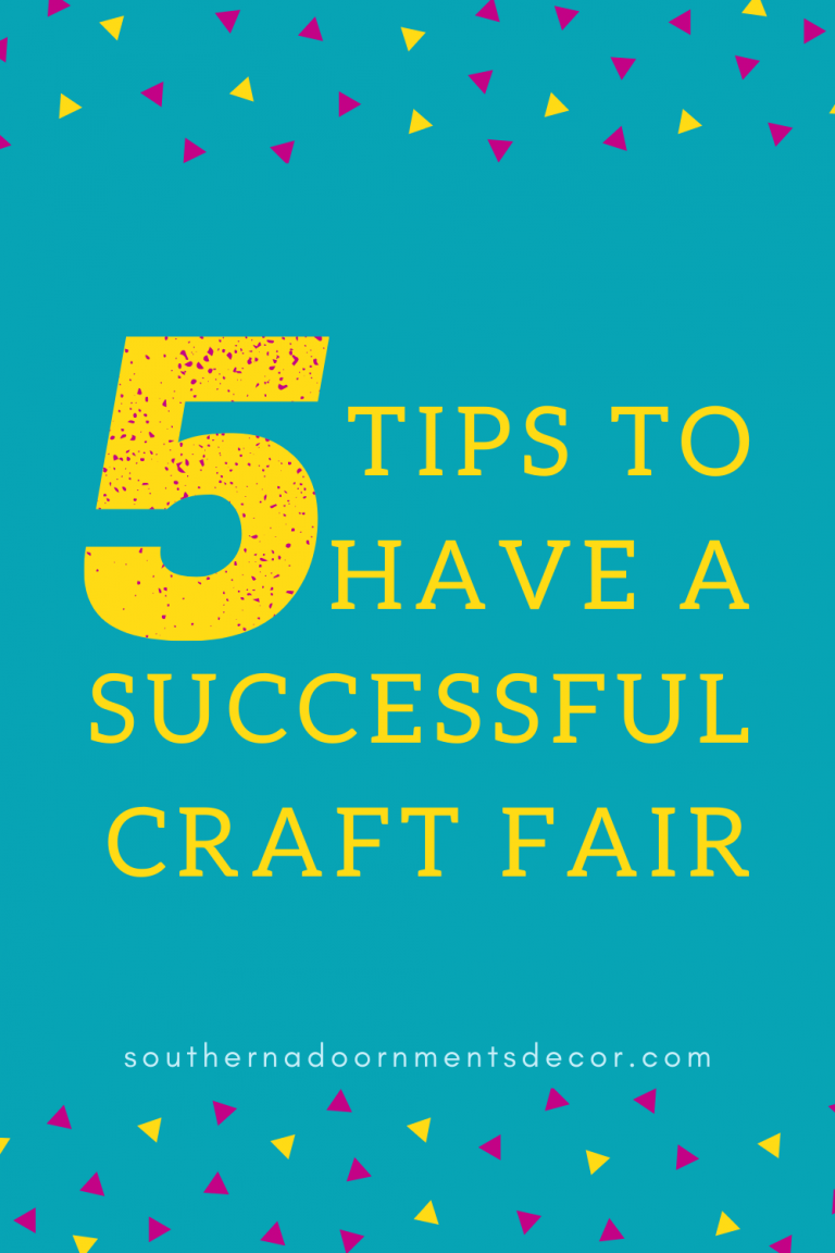 5 tips to have a successful craft fair
